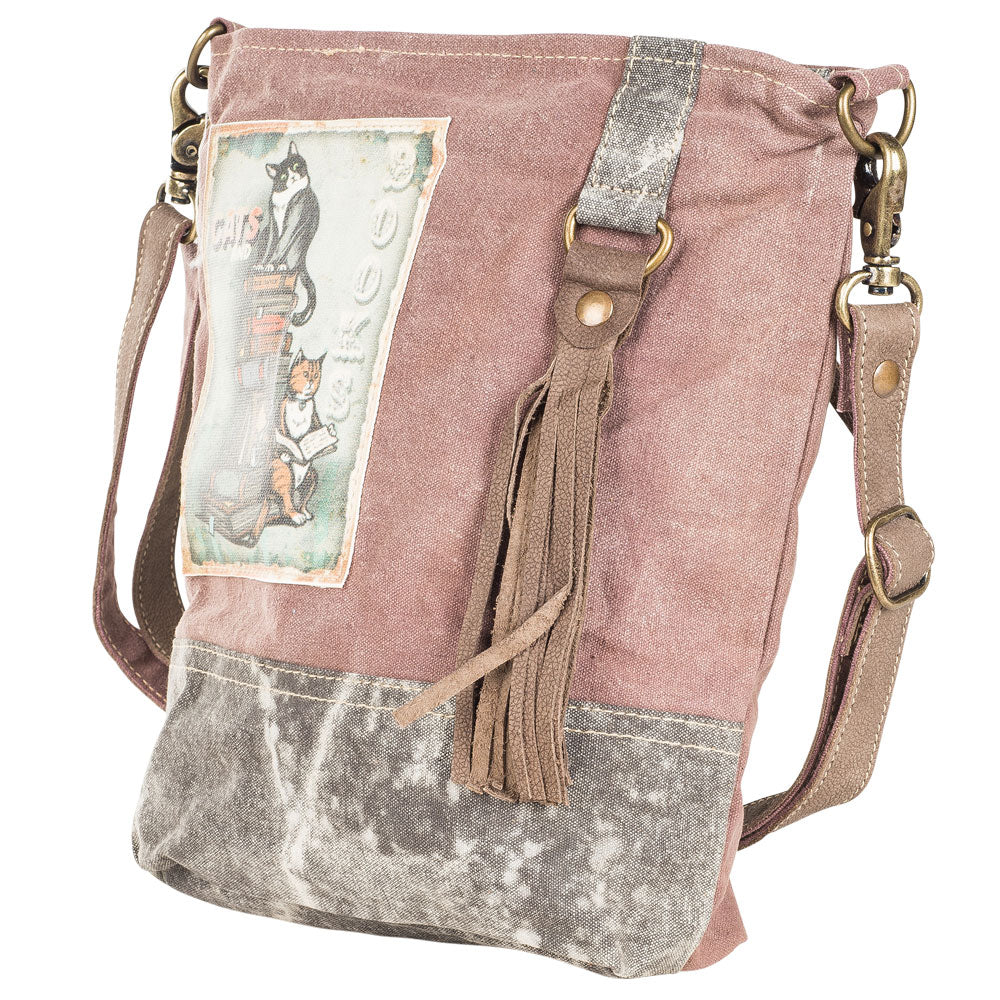 Cats and Books Shoulder Bag