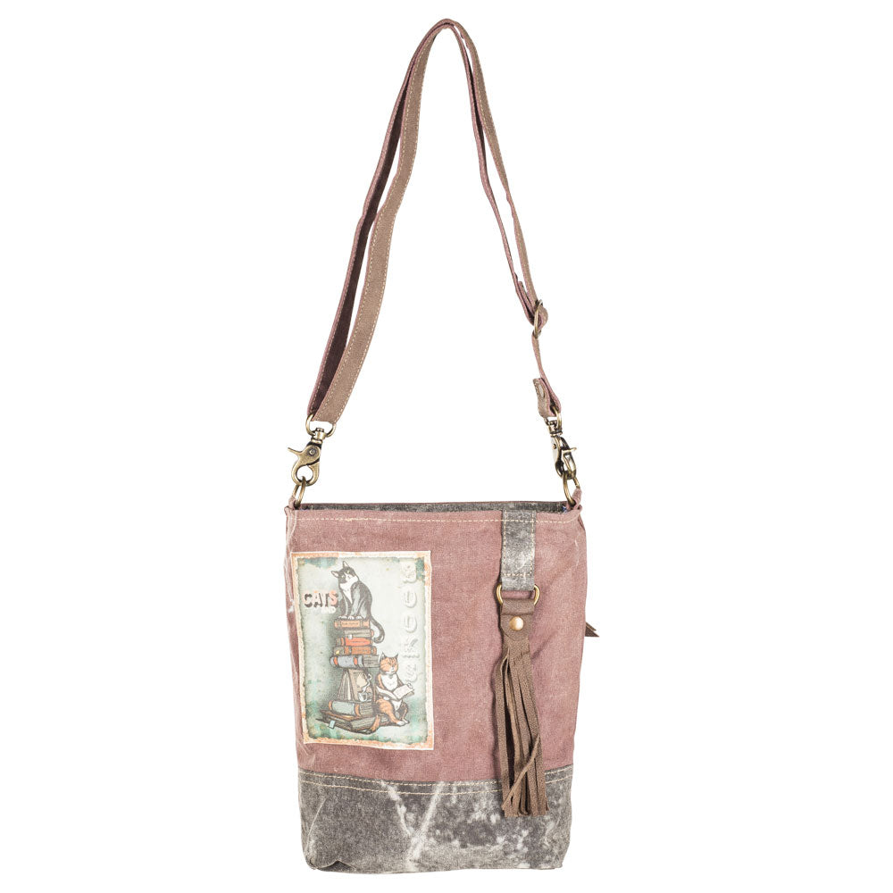Cats and Books Shoulder Bag