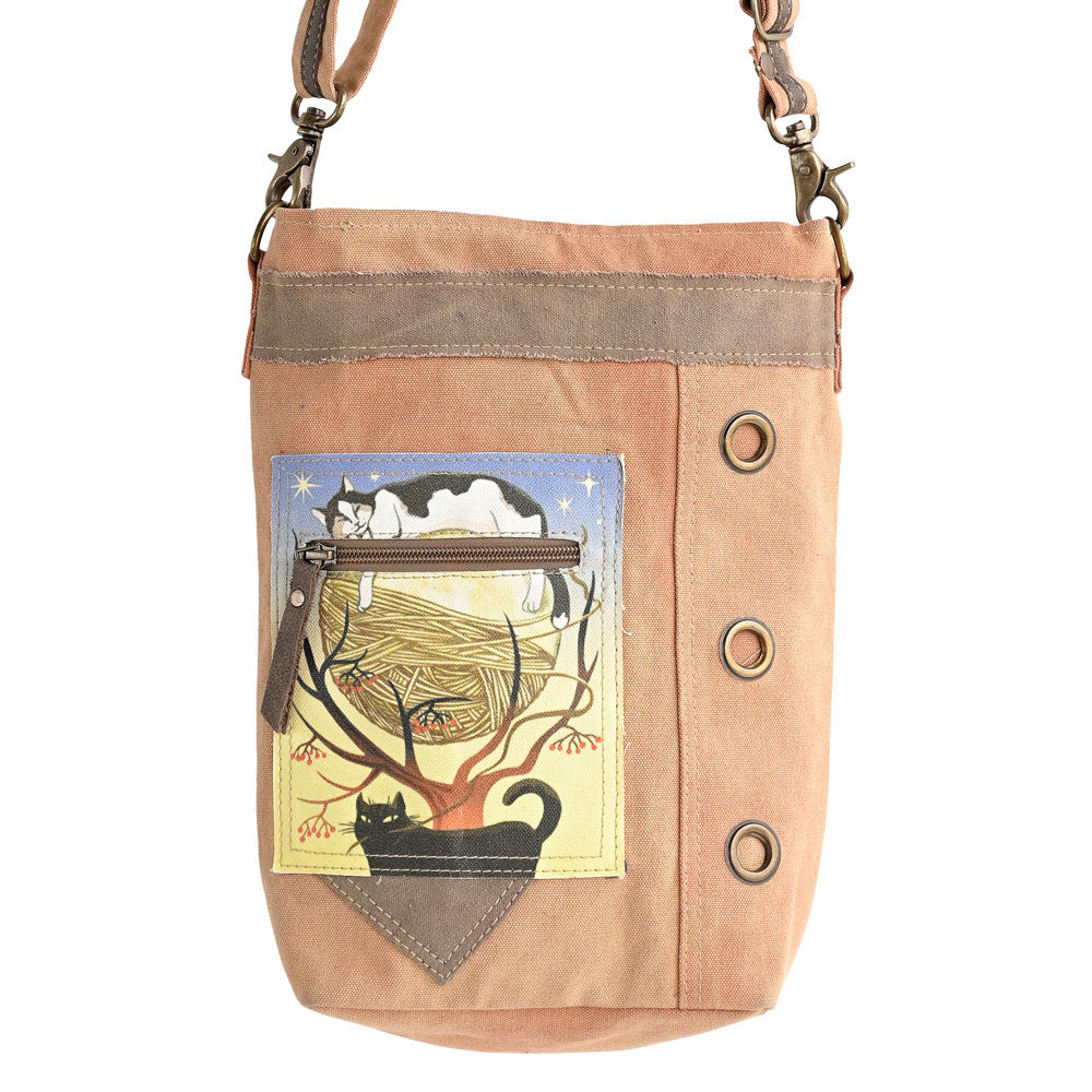 Cats Over the Moon Crossbody