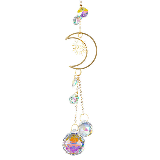 Moon with Evil Eye Suncatcher