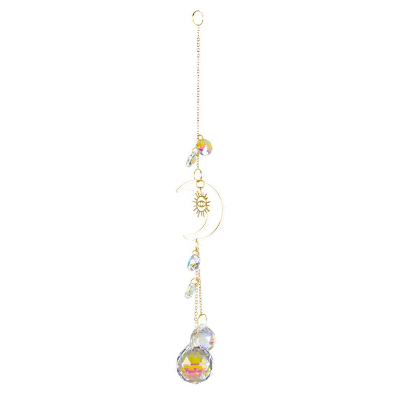 Moon with Evil Eye Suncatcher