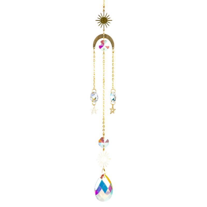 SUN AND MOON CRYSTAL SUNCATCHER