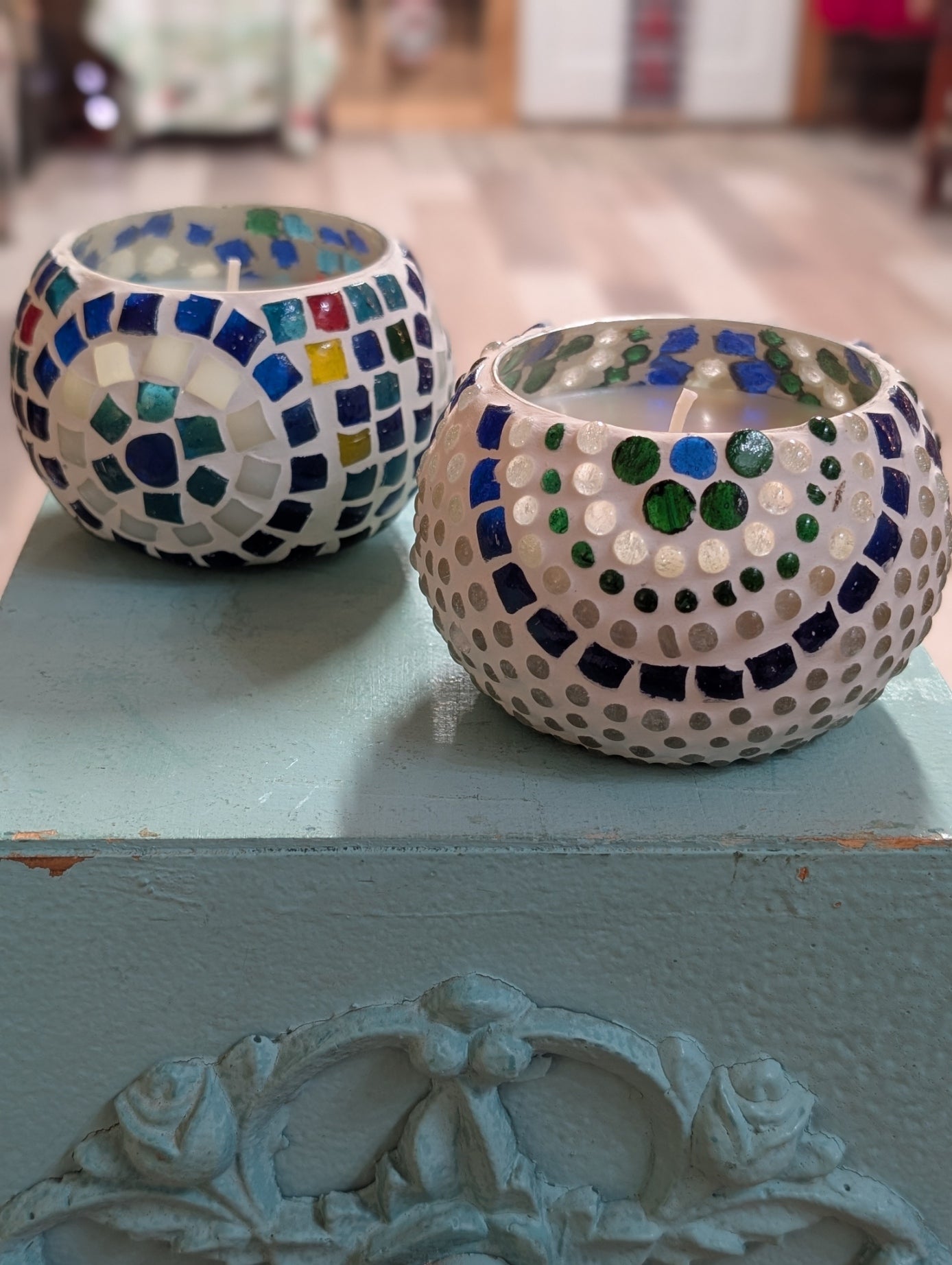 Mosaic Candles