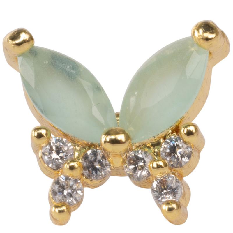 Gold Color Butterfly Studs