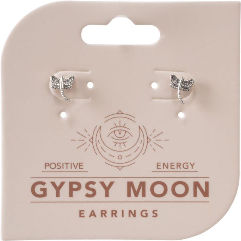 Silver Color Dragonfly Studs