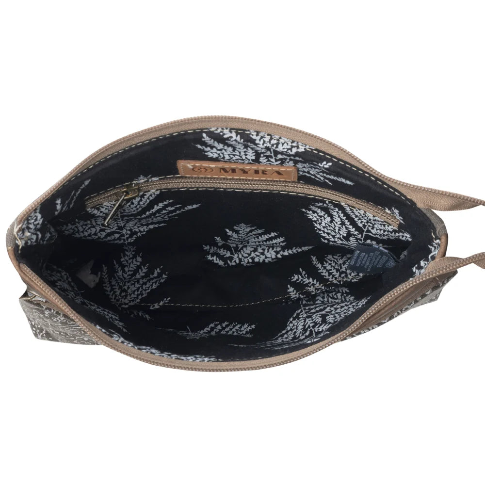 Wildprint Trail Vintage Crossbody in Olive