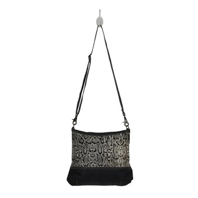 Antiquated Leather and Suede Bag