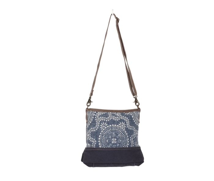 Navy Kilim Shoulder Bag
