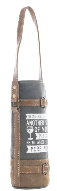 Another Glass Wine Bottle Bag