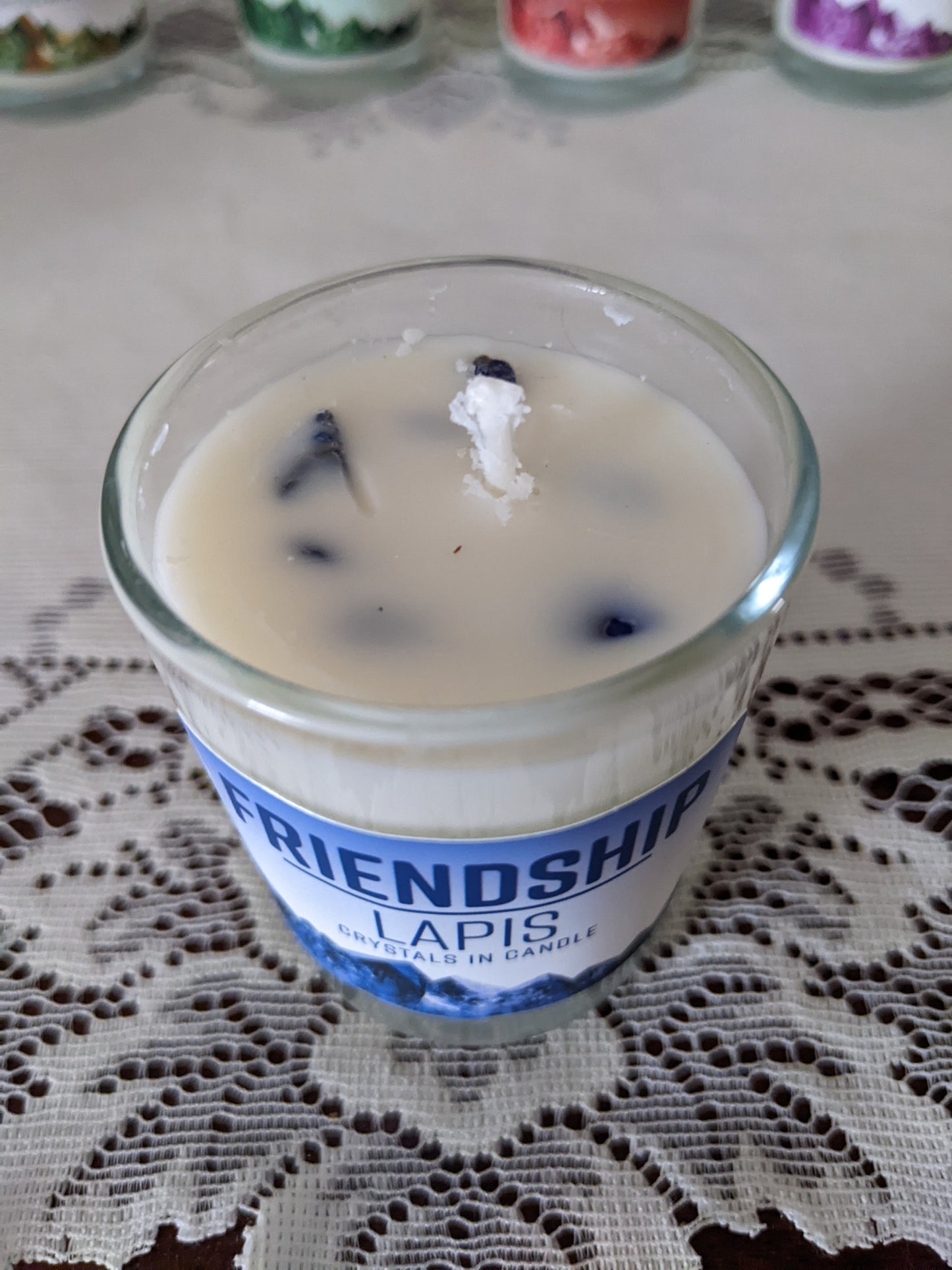 Stone Energy Candle - Lapis