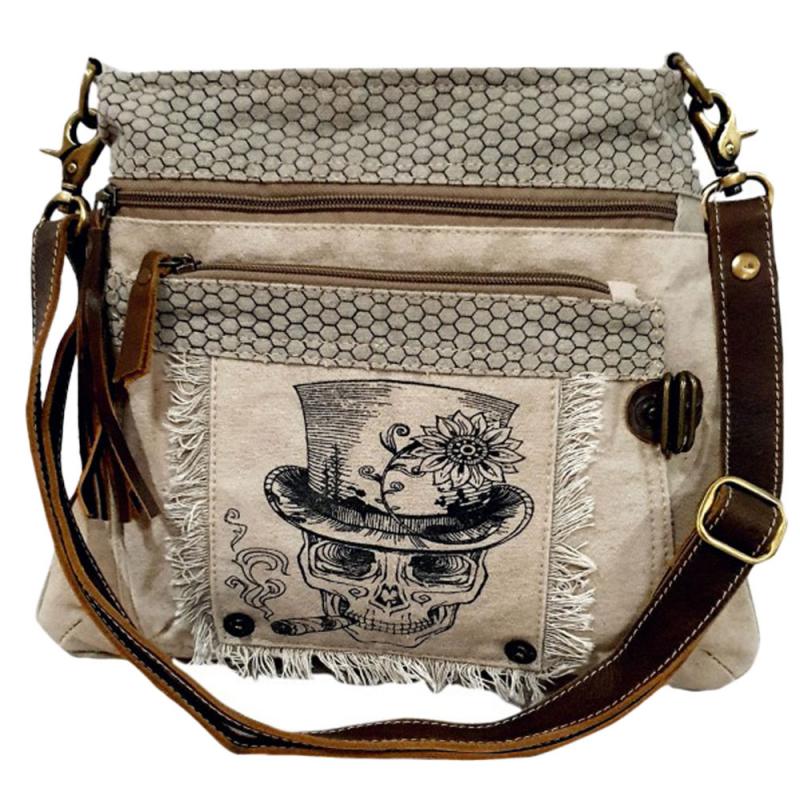 Honeycomb Skull Crossbody Bag