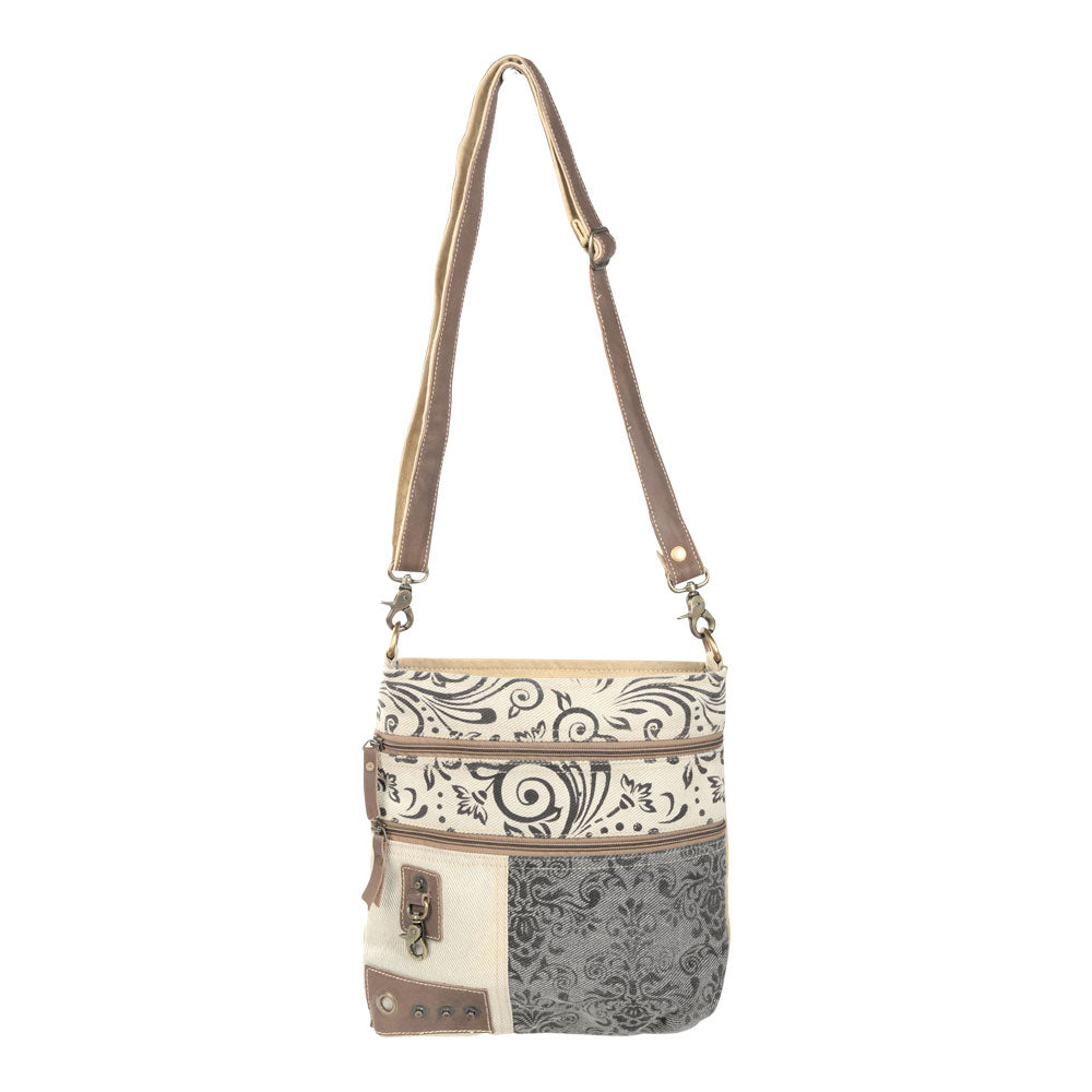 Floral Print Canvas Bag