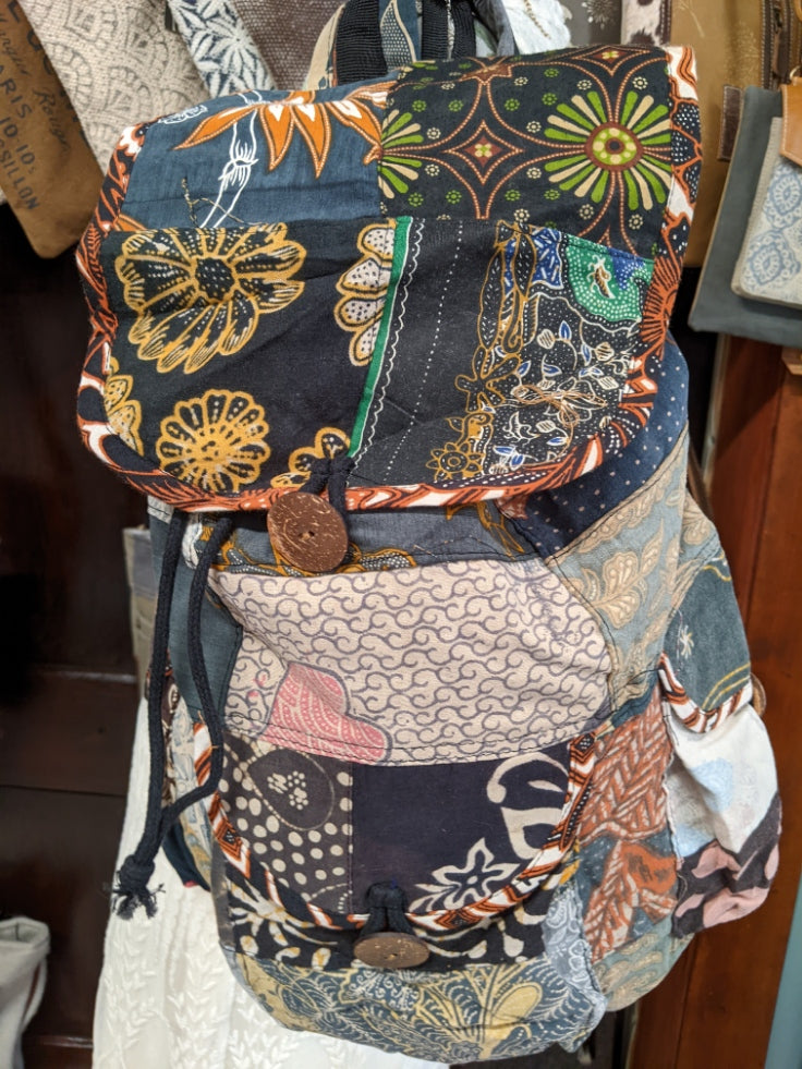 Recycled Sarong/Sari Backpack