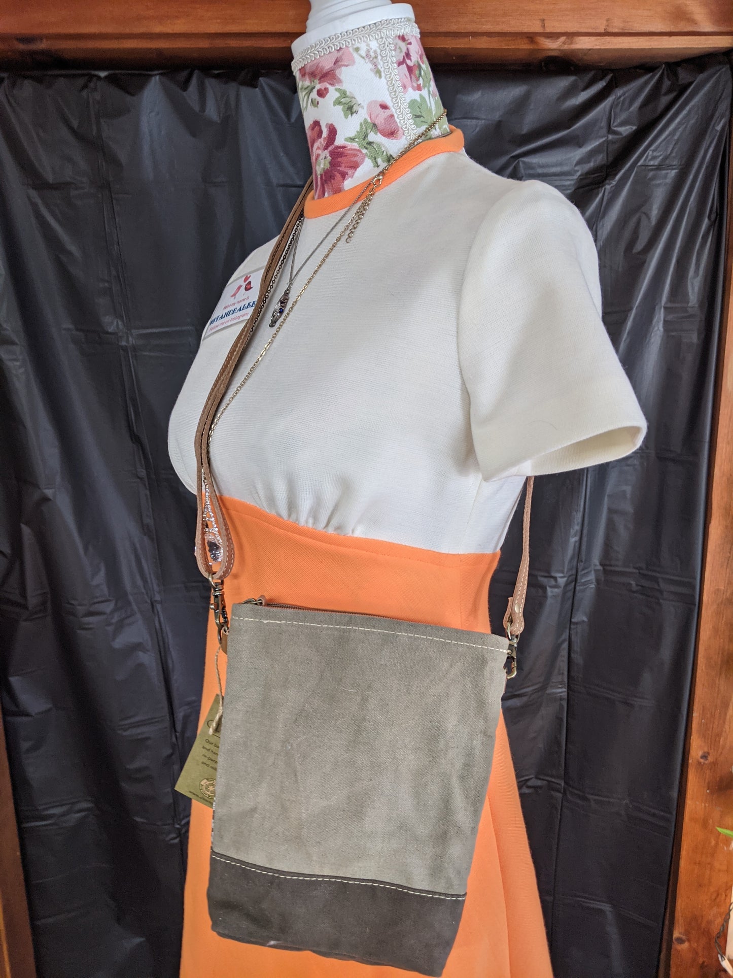 USA Vintage Passport Crossbody Bag