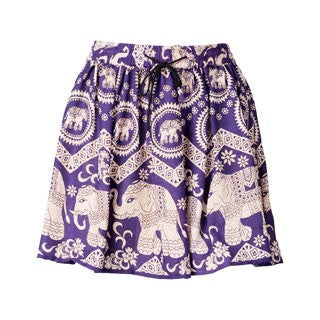 Elephant Mini Skirt