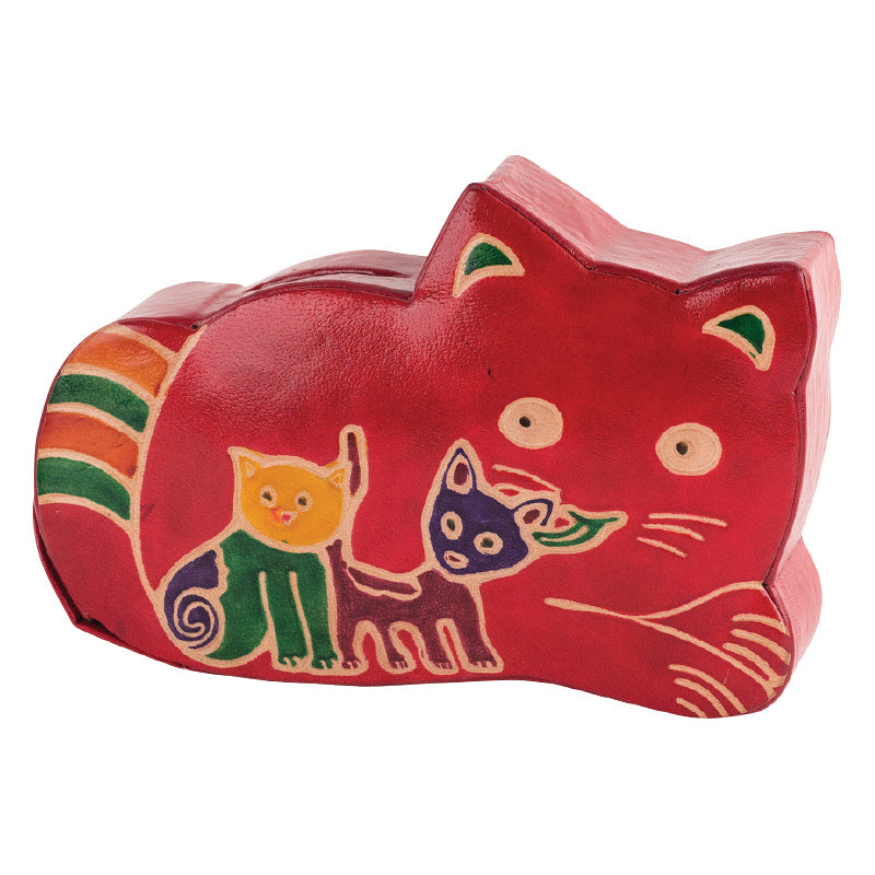 Cat Leather Bank