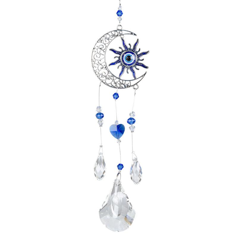 Sun and Moon Evil Eye Suncatcher