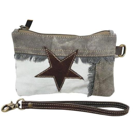 Blue Star with Fringe Wristlet