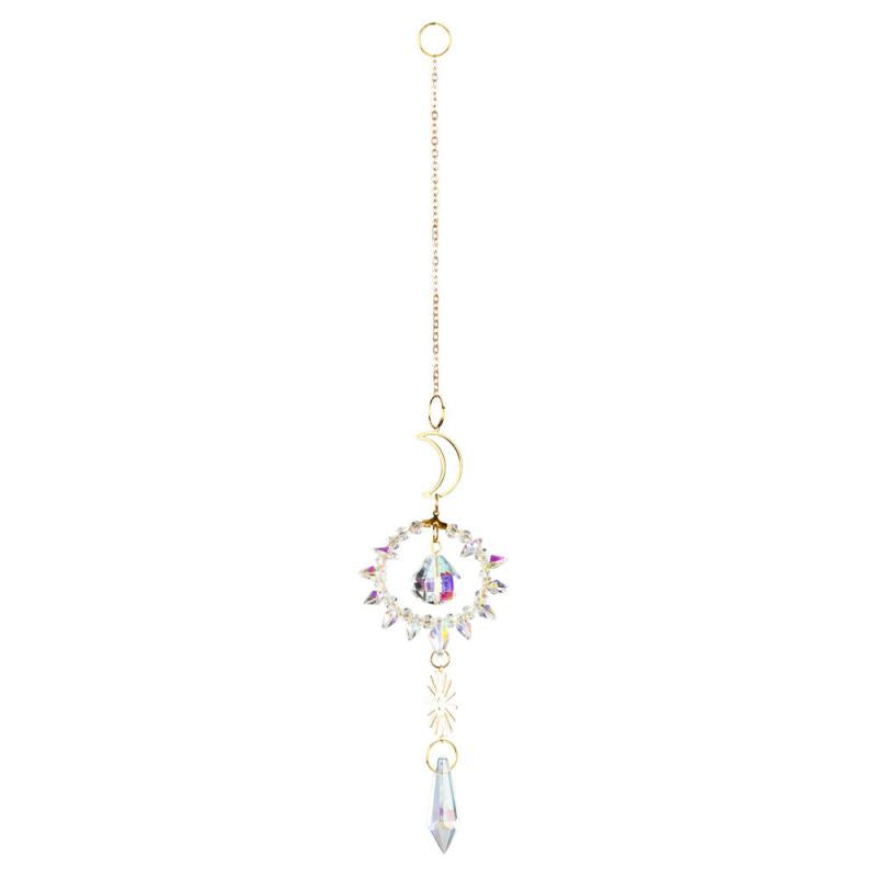 Sun and Moon Crystal Suncatcher