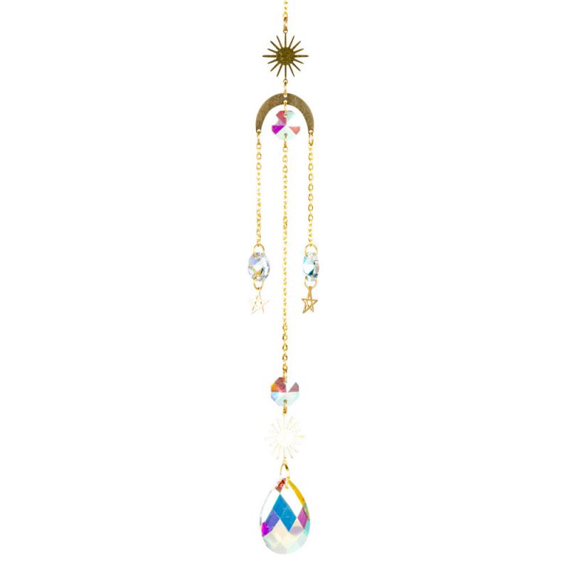 SUN AND MOON CRYSTAL SUNCATCHER