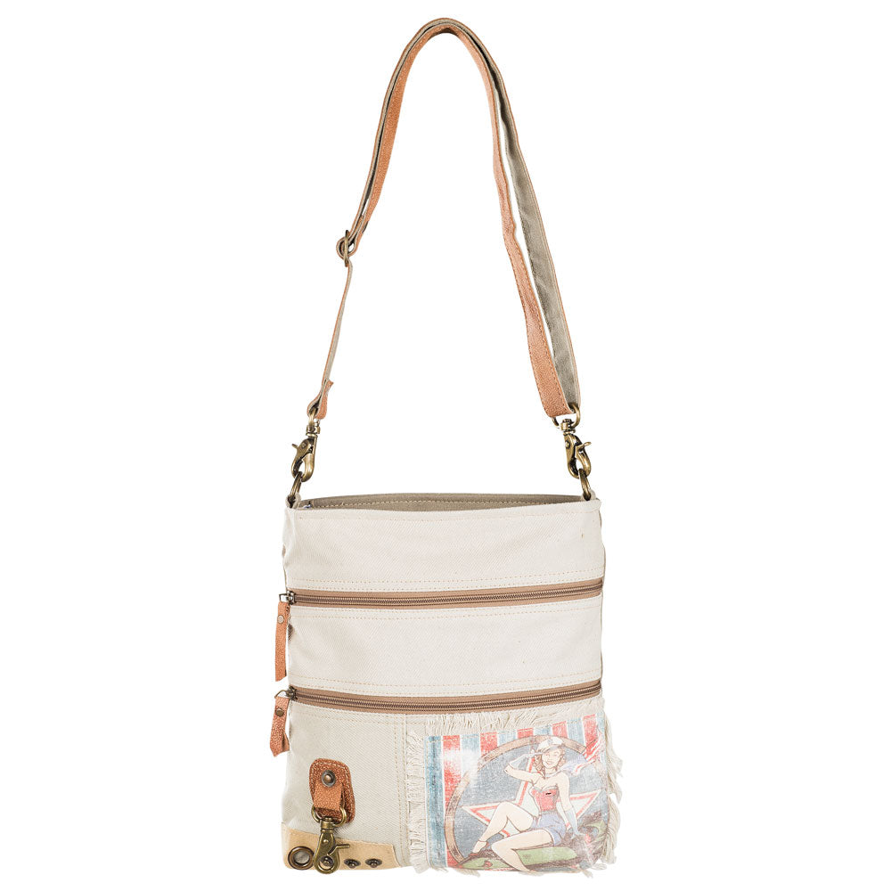 Bomber Pin Up Crossbody Bag