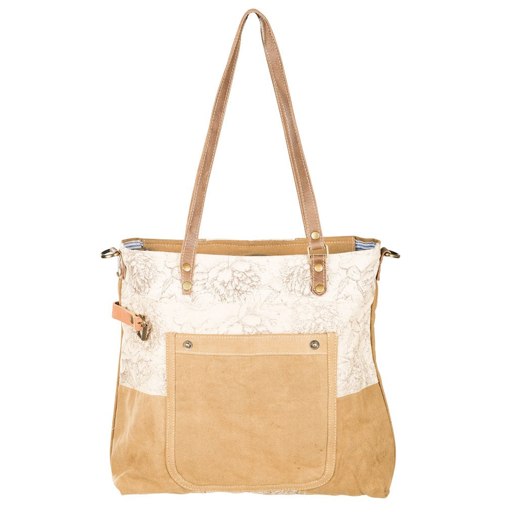 Cinnamon Floral Tote