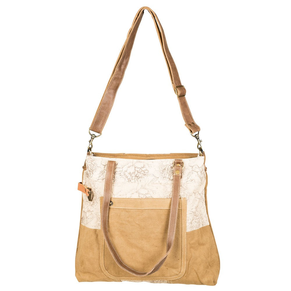 Cinnamon Floral Tote