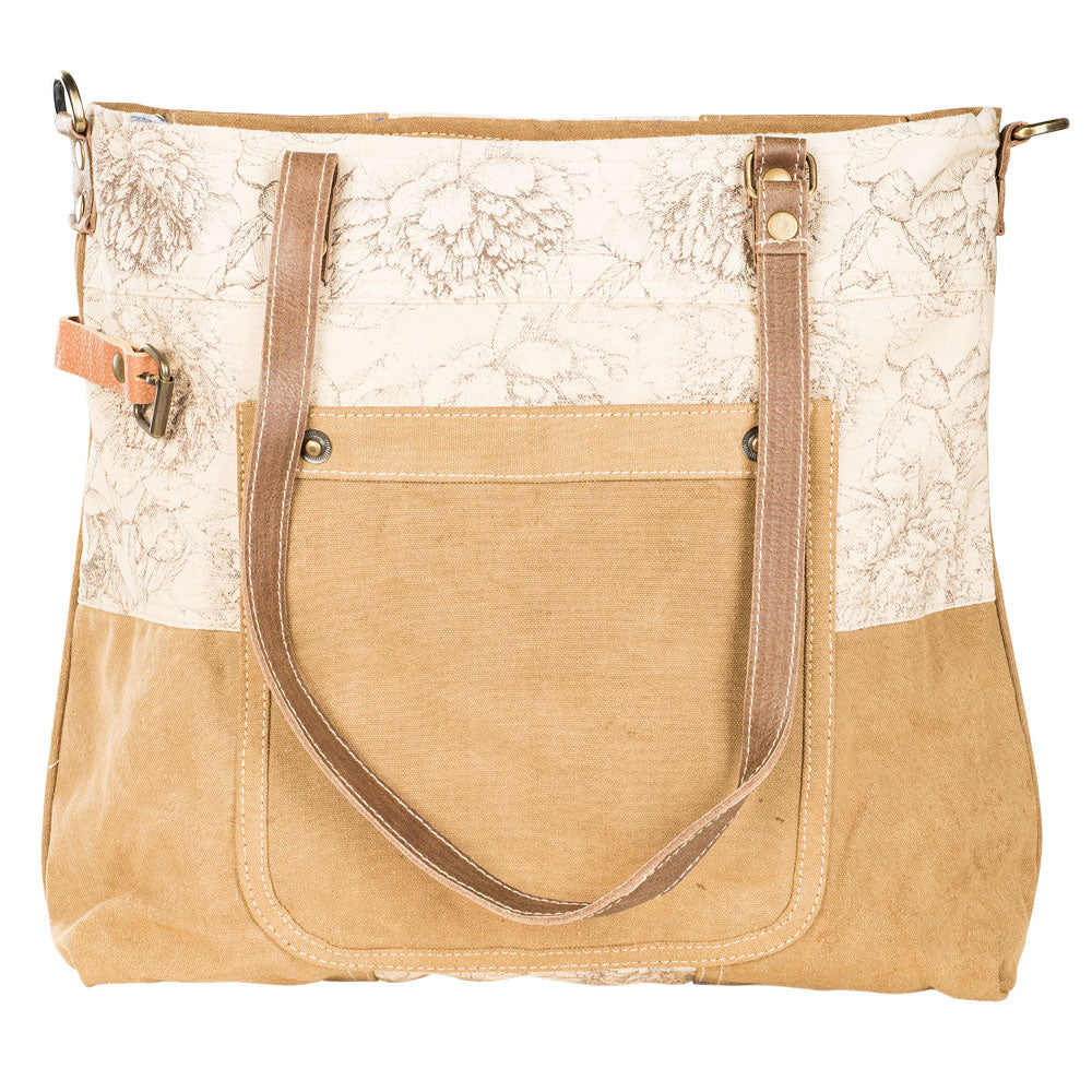 Cinnamon Floral Tote
