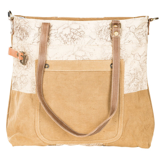 Cinnamon Floral Tote