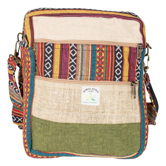 Hemp Multicolor Crossbody Bag