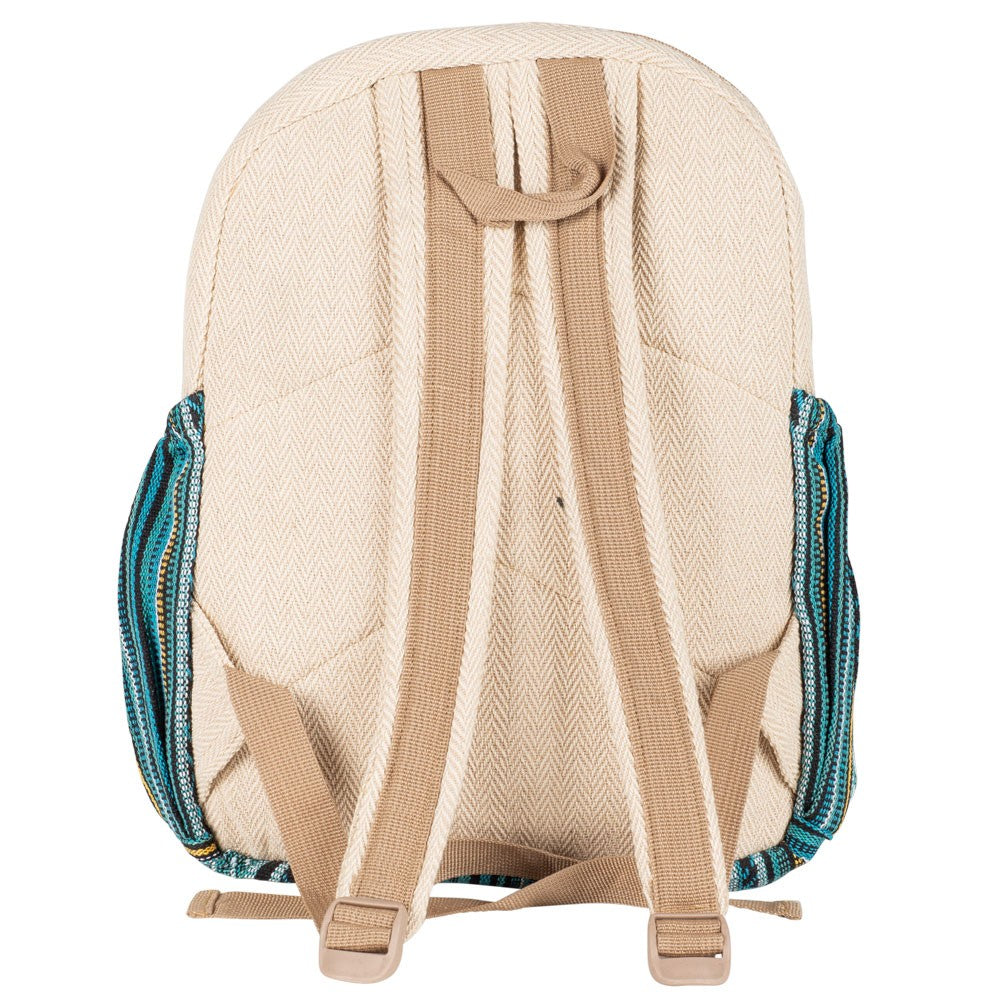 Blue Tone Hemp Backpack