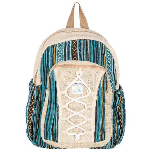 Blue Tone Hemp Backpack