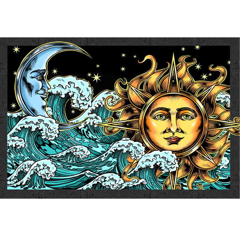 Moon rising 3D Tapestry