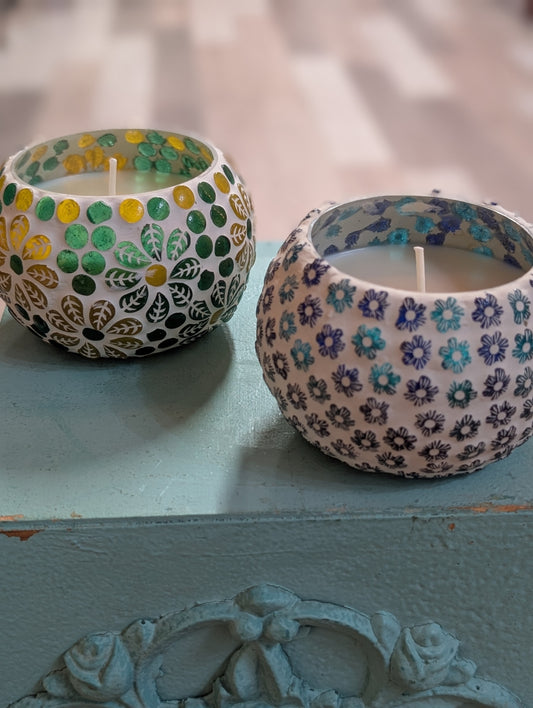Mosaic Candles