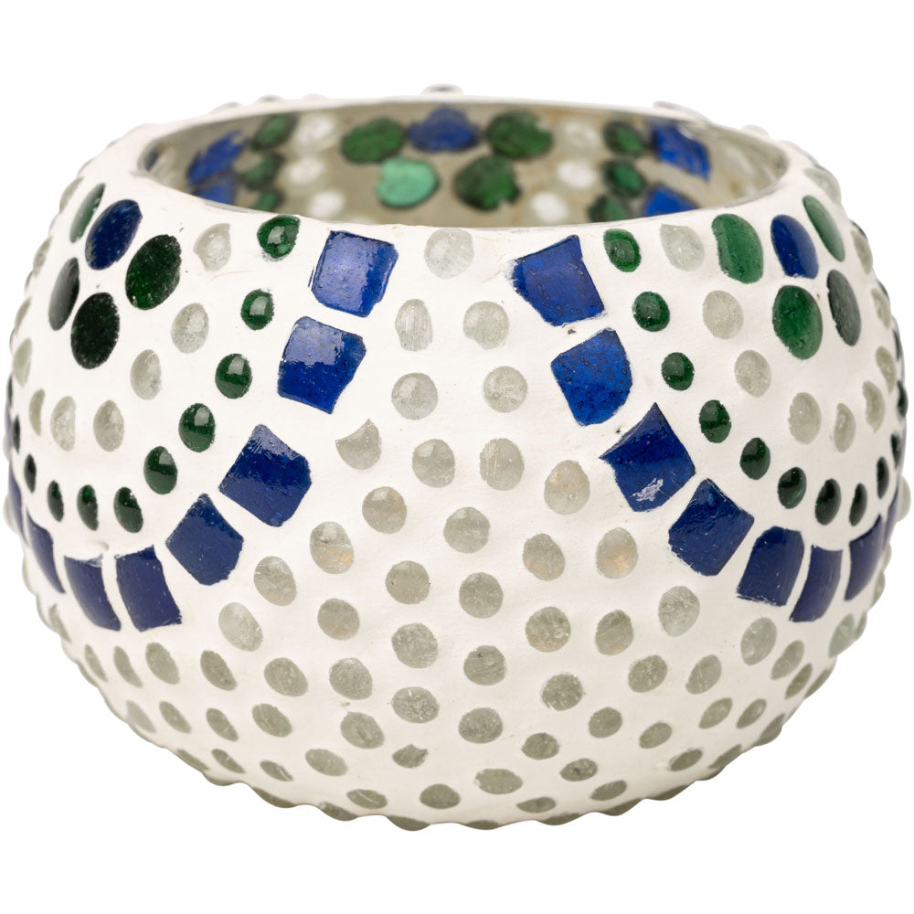 Geometric Mosaic Candle Holder