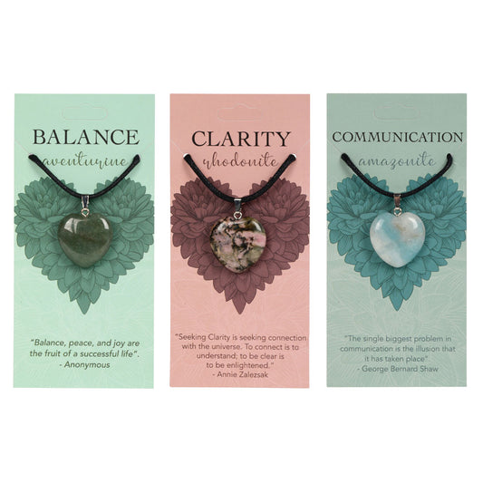 Balance Crystal Heart Pendant
