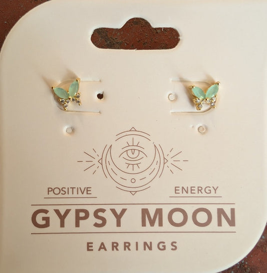 Gold Color Butterfly Studs