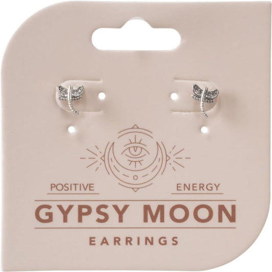 Silver Color Dragonfly Studs