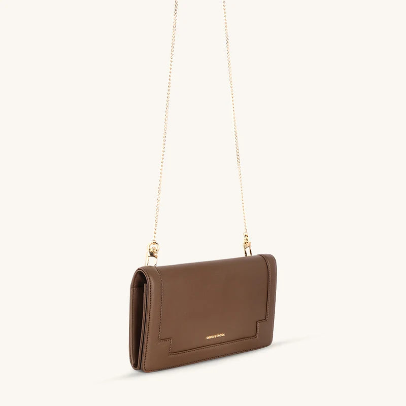 Delphine Crossbody - Chocolate Latte