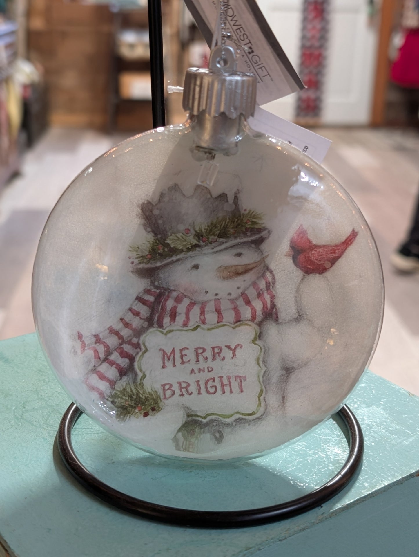 Light up Snowman Ornament