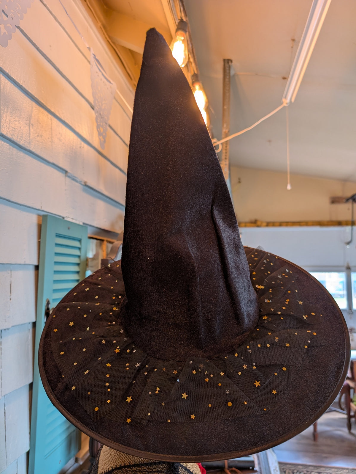 Elegant Witches Hat w/Spider