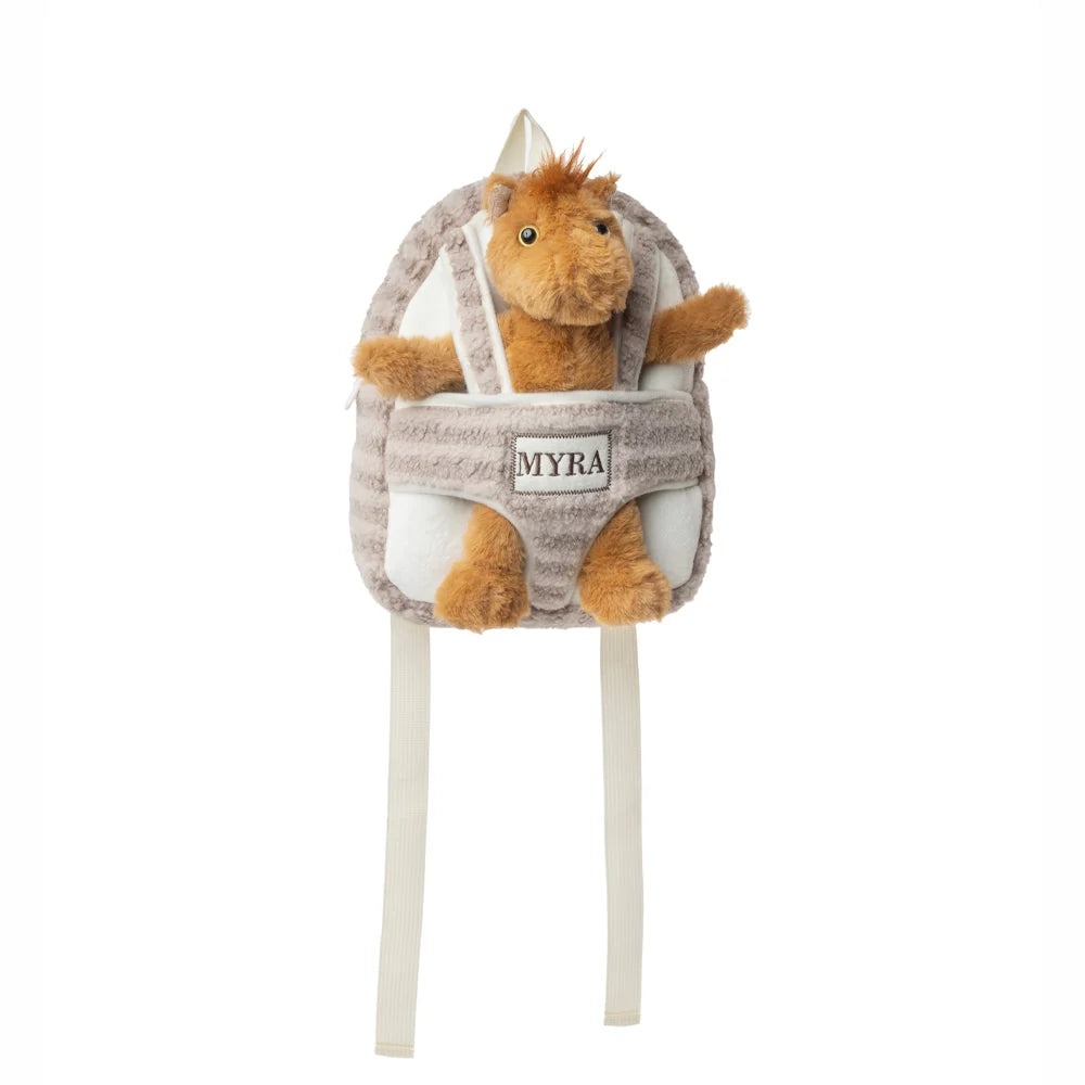 WhinnyPal Kids' Backpack in Toffee Brown