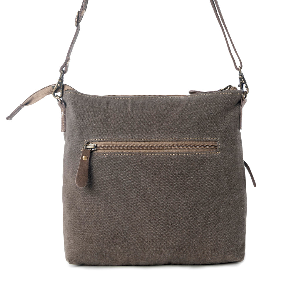 Wildprint Trail Vintage Crossbody in Olive