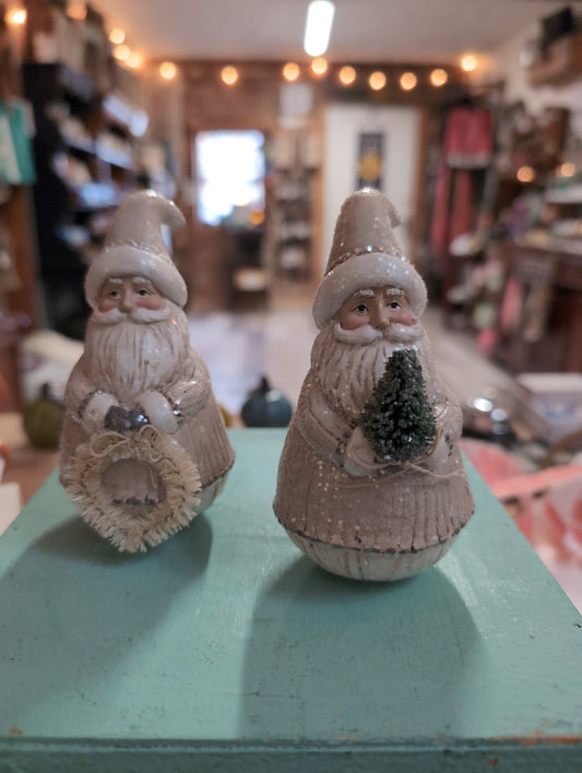 Santa figurines