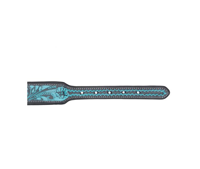 Durango Daisy Hand-tooled Dog Collar