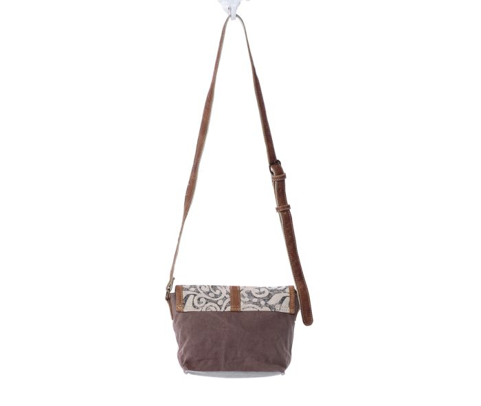 Leaf Print Crossbody Bag