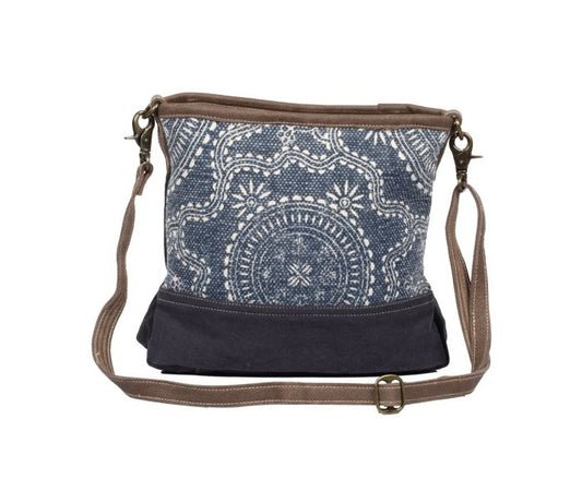 Navy Kilim Shoulder Bag