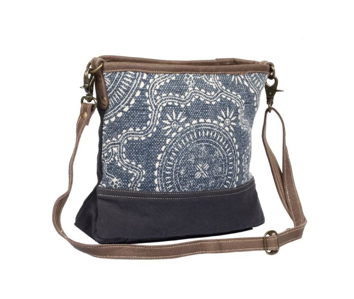 Navy Kilim Shoulder Bag