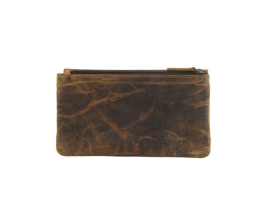 Oak Fire Leather Wallet