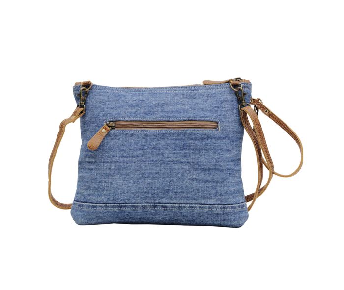 Denim Azteca Pouch